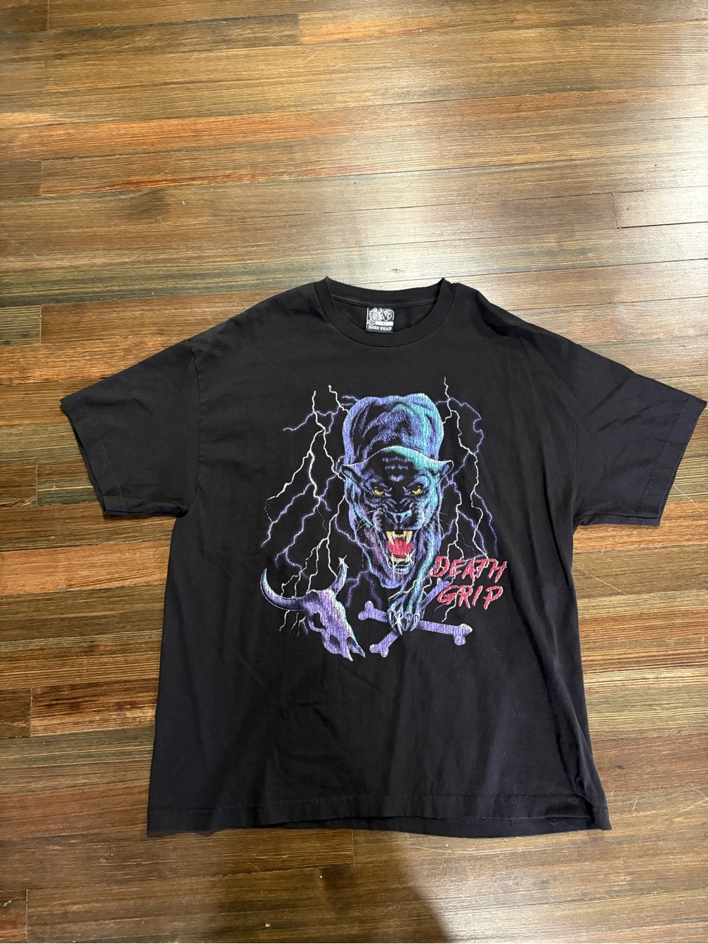 Death Grip Panther Graphic Tee - Black